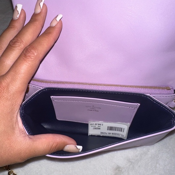 Lilac purple Louis Vuitton Coussin mini crossbody bag - Picture 3 of 5